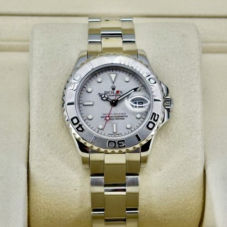Pre-Owned Rolex Yachtmaster 169622 Rhodium