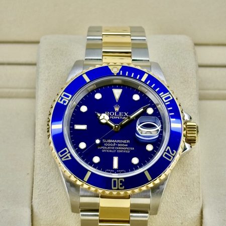 Pre-Owned Rolex Submariner 16613 Bluesy No Holes Case