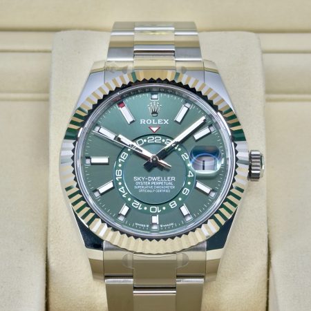 Front Face Like-New Rolex Sky-Dweller 336934 Box and Papers