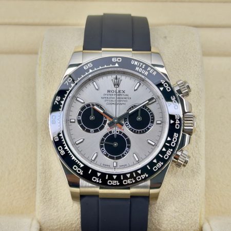 Front Face Pre-Owned Rolex Daytona Ghost 126519 Box and Papers