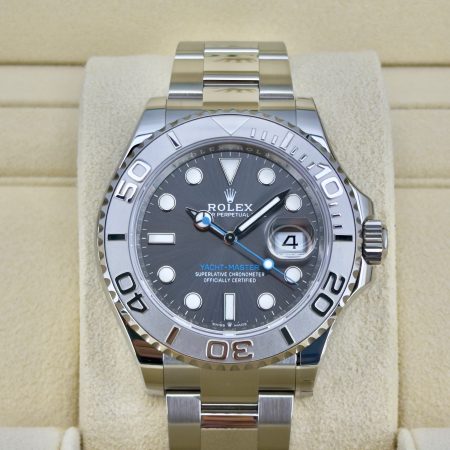 Front Face Pre-Owned Rolex Yacht-Master 126622 Box and Papers