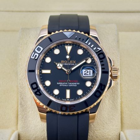 Front Face Pre-Owned Rolex Yacht-Master 126655 Box and Papers