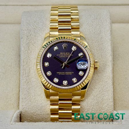 Face Shot Pre-Owned Rolex DateJust 278278