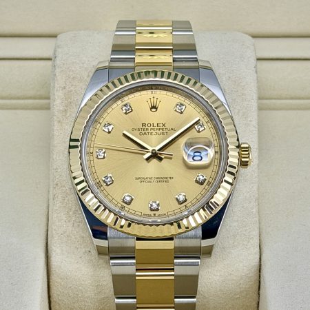 126333 Champagne Diamond 2021 Box and Papers