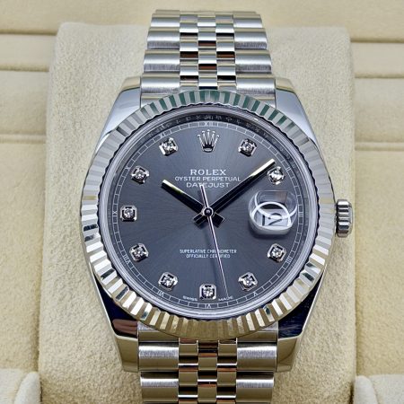 Front Face Pre-Owned Rolex Datejust 126334