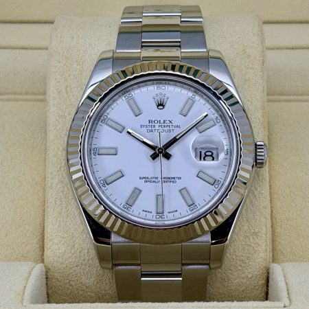 Front Face Pre-Owned Rolex Datejust 116334