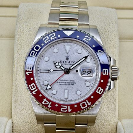 Front Face Pre-Owned Rolex GMT Master II 126719 Meteorite
