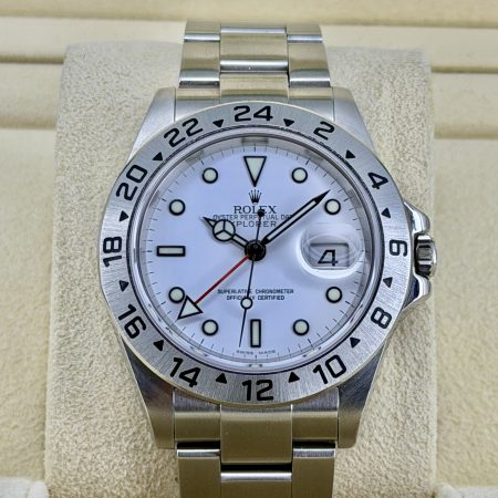 Front face pre-owned Rolex Explorer 2 16570