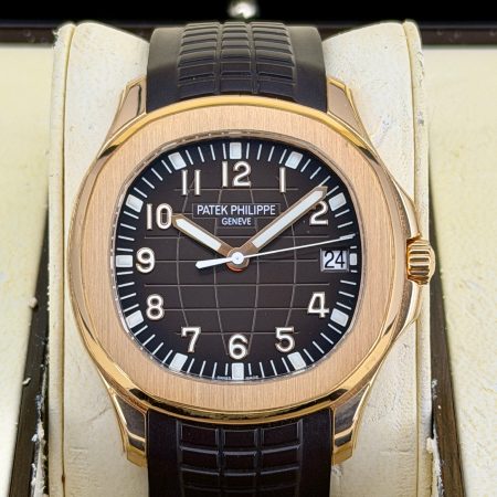 Front Face Pre-Owned Patek Philippe 5167R Box and Papers