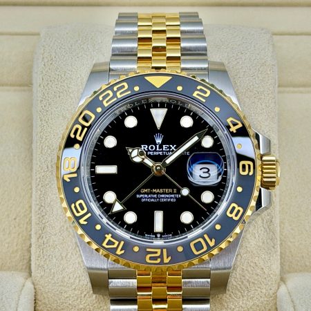 Front Face Like-New Rolex GMT-Master II 126713 Box and Papers