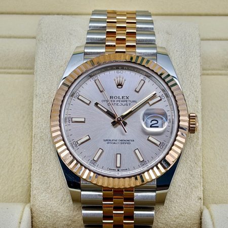 Front Face Pre-Owned Rolex DateJust Sundust 126331