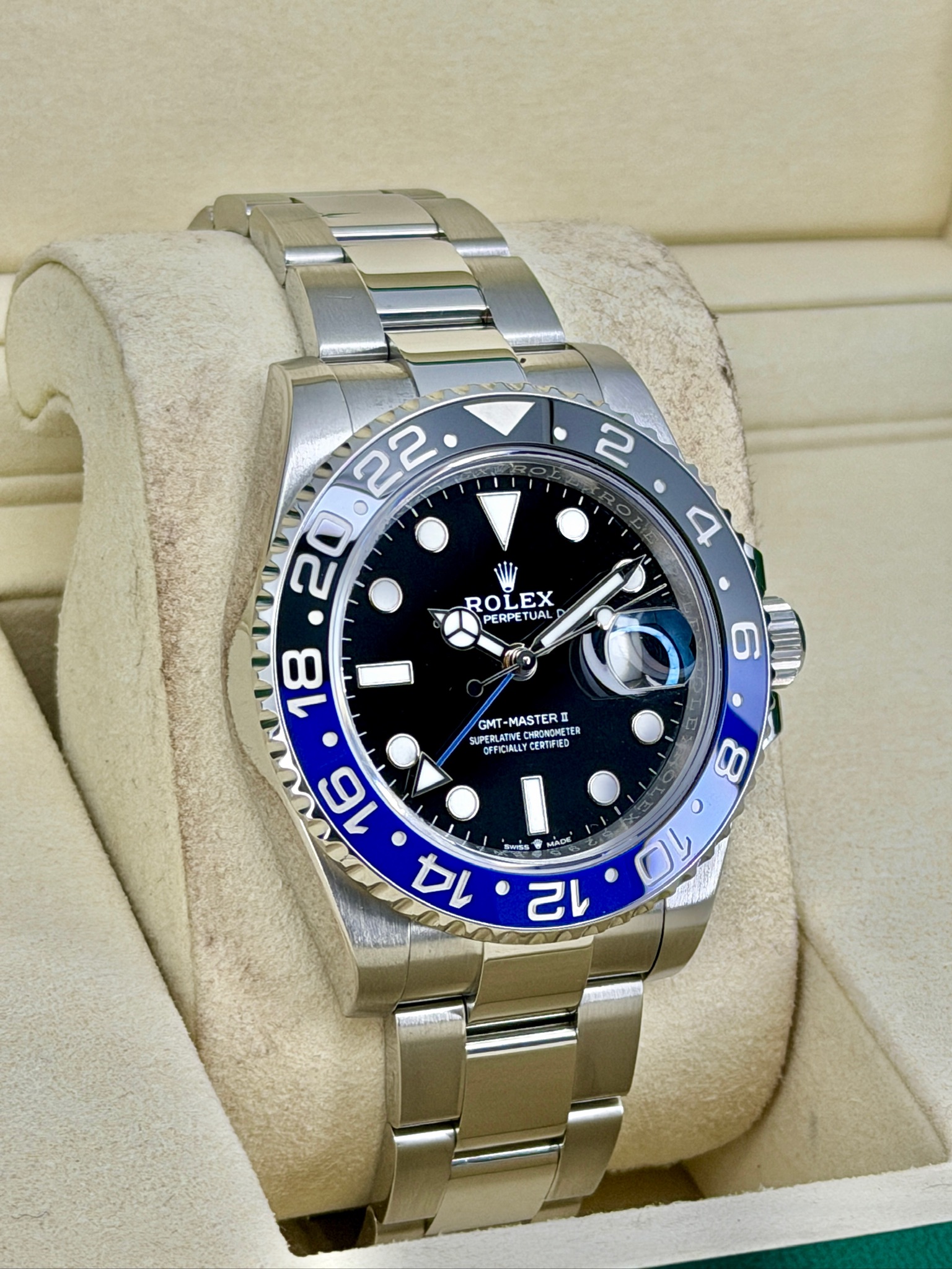 Side Face 2 Pre-Owned Rolex GMT-Master 2 126710BLNR
