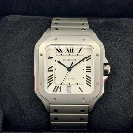 Front Face Pre-Owned Cartier Santos Titanium WSSA0089
