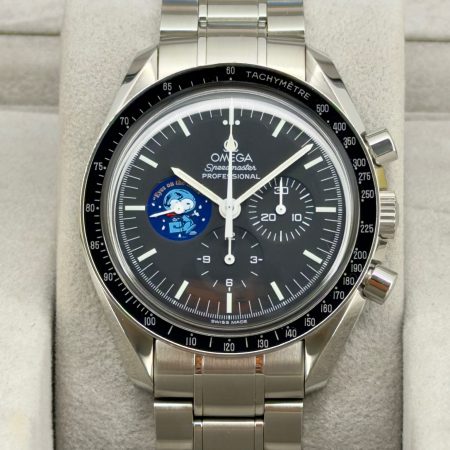Front Face Pre-Owned Omega Speedster 3578.51.00 Box and Papers