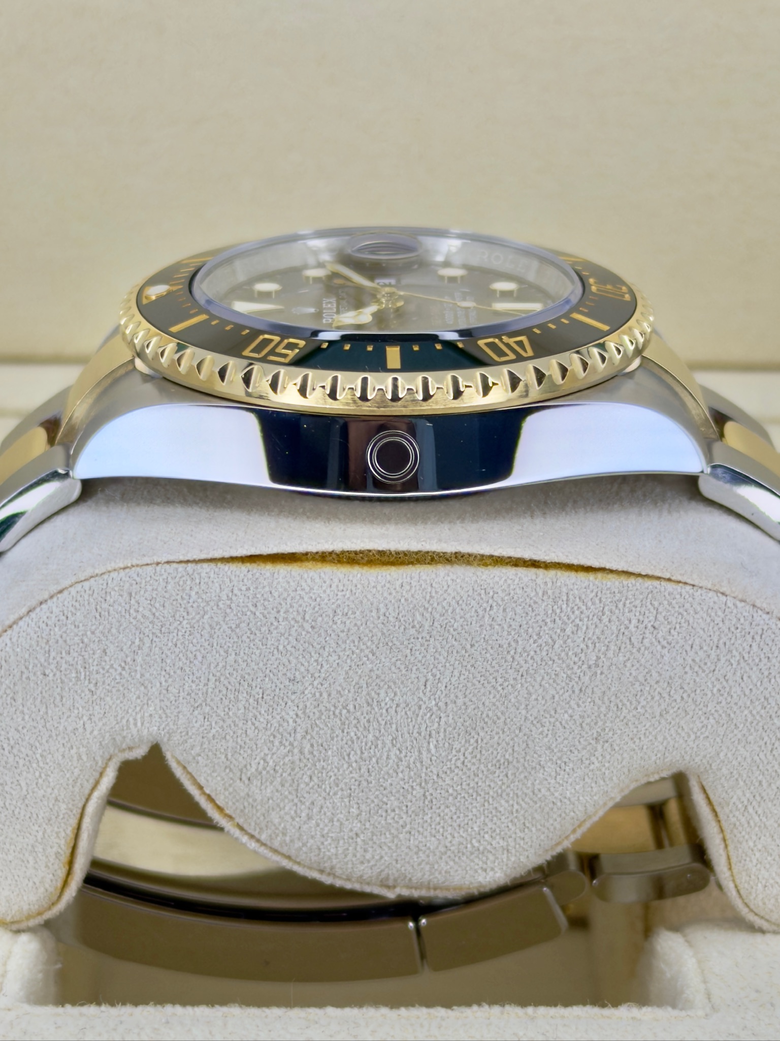 Side Shot 2 Pre-Owned Rolex Sea-Dweller 126603 Box and Papers