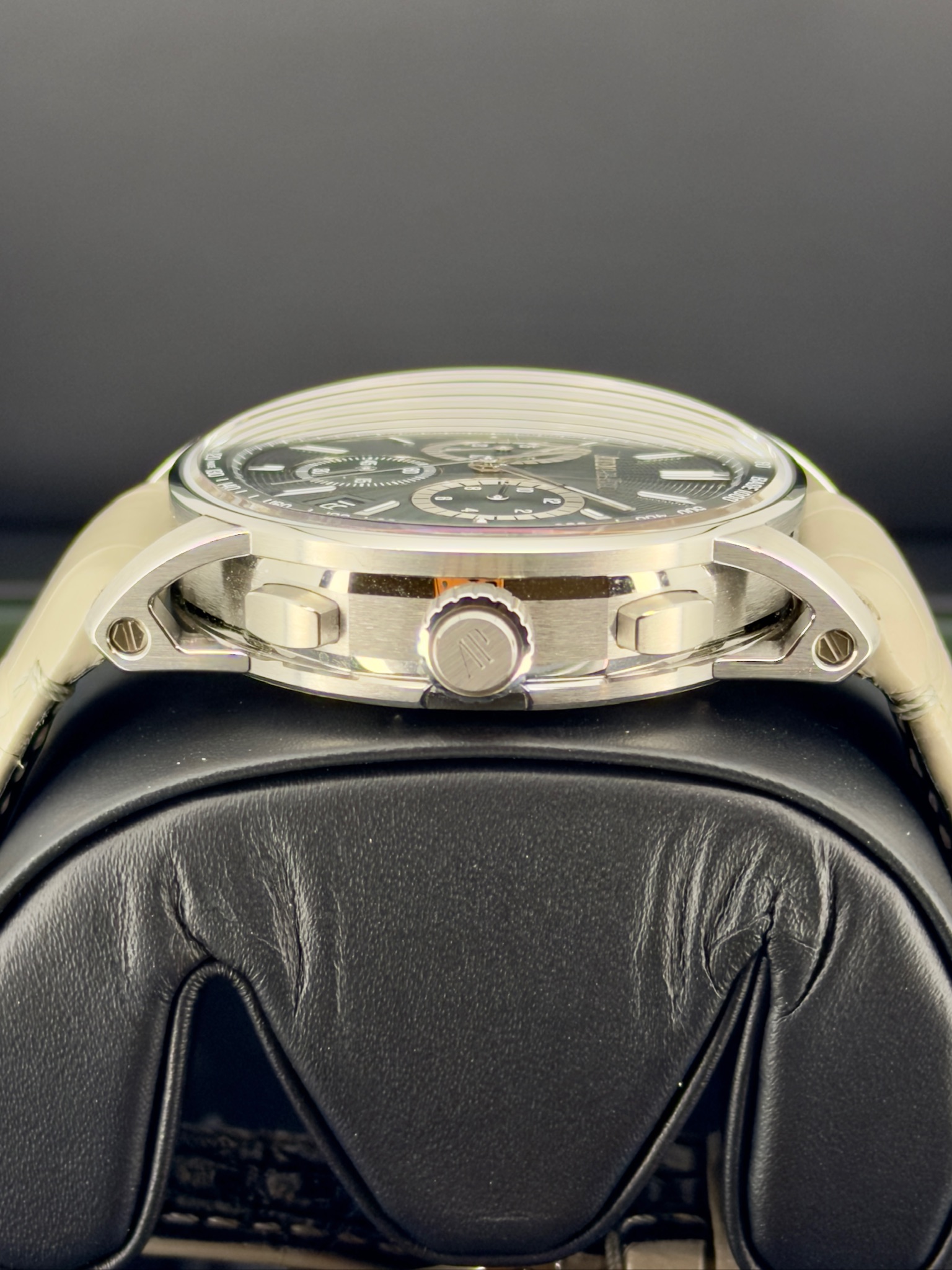 Side Shot Pre-Owned Audemars Piguet 26393st Box and Papers