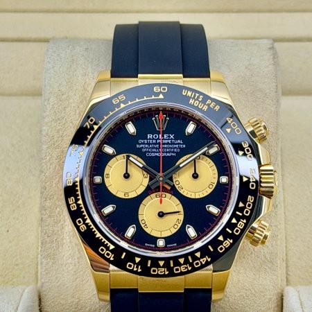 Front Face Pre-Owned Rolex Daytona Paul Newman 116518 Box and Papers