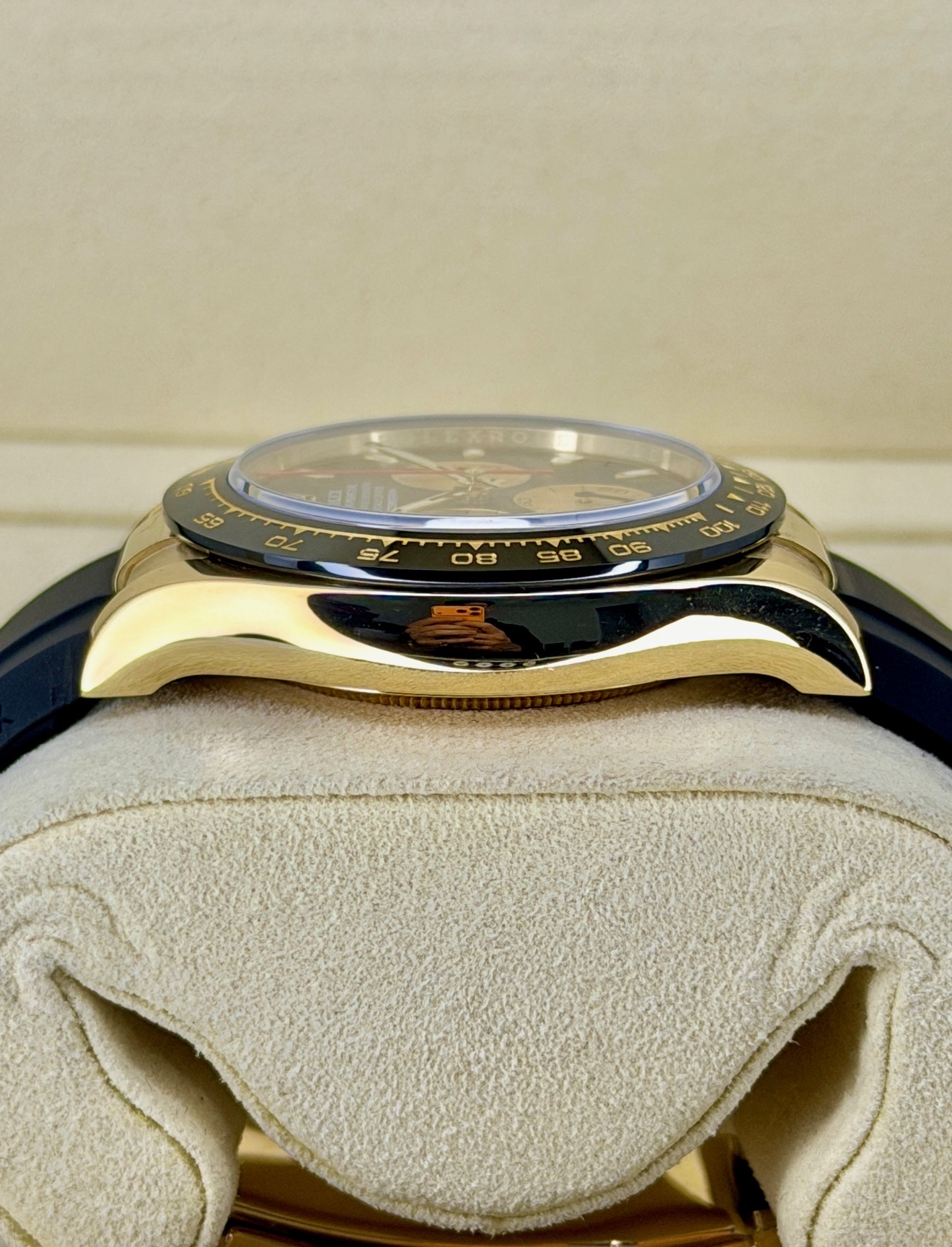 Side Shot 2 Pre-Owned Rolex Daytona Paul Newman 116518 Box and Papers