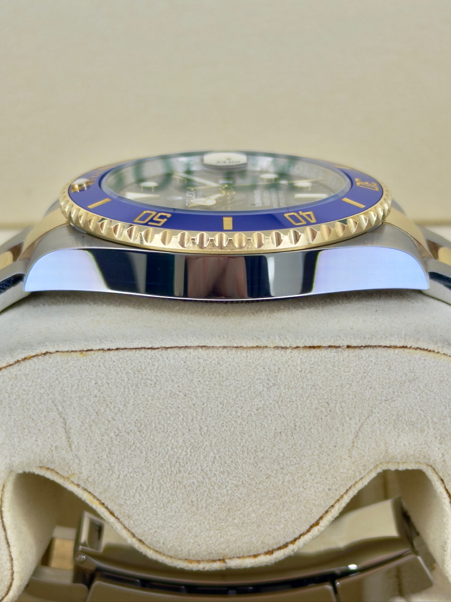 Side Shot 2 Pre-Owned Rolex Submariner 126613lb Box and Papers